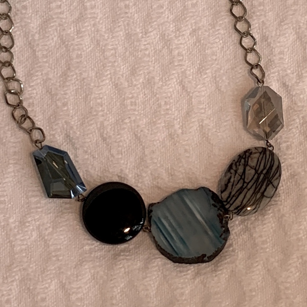 Polished Stone Necklace 20”